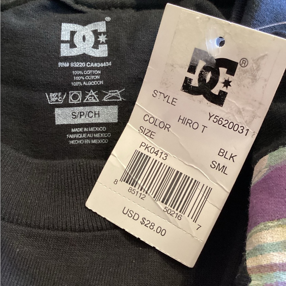DC Skateboarding Hiro T Graphic Logo T-Shirt Men's Size Small - Picture 4 of 4